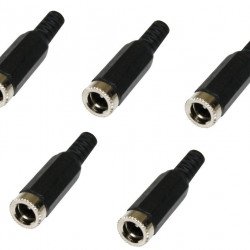 Connecteur Jack d’alimentation Femelle 2.1x5.5mm   Connecteur Jack d’alimentation Femelle 2.1x5.5mm