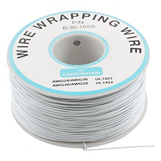 Fil de Silicone 250m 30AWG Blanc