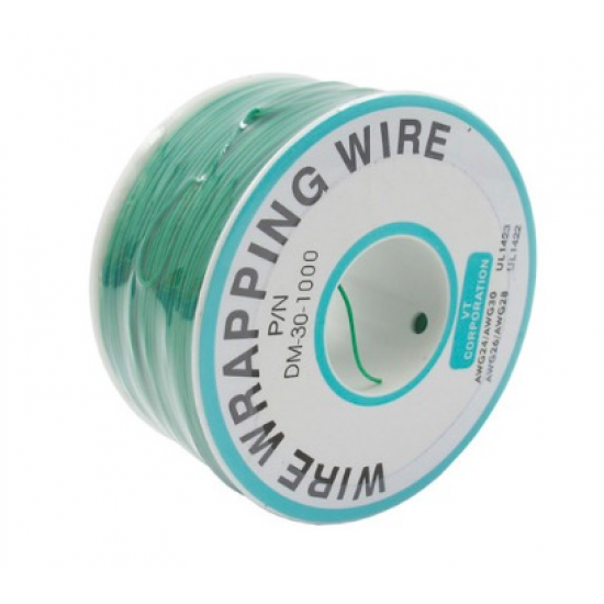 Fil de Silicone 250m 30AWG  vert