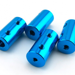 Coupleur  de moteur pas à pas 5x5x25mm  (Bleu)  Coupleur  de moteur pas à pas 5x5x25mm  (Bleu)