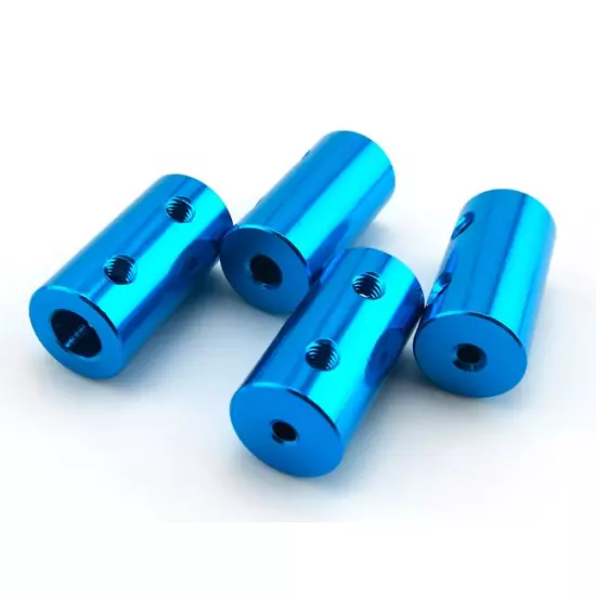  Coupleur  de moteur pas à pas 6.35x8x25mm  (Bleu)