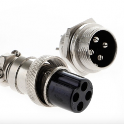 GX16 4 PIN 16MM M/F CONNECTEUR CIRCULAIRE GX16 4 PIN 16MM M/F CONNECTEUR CIRCULAIRE