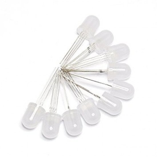 10mm LED RVB  4pin Super lumineux commun Anode 