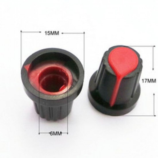 Potentiomètre Bouton Cap Plastique 