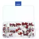 Kit d'assortiment de condensateurs de polyester métallisé 100 pcs, 10nF ~ 470nF Kit d'assortiment de condensateurs de polyester métallisé 100 pcs, 10nF ~ 470nF