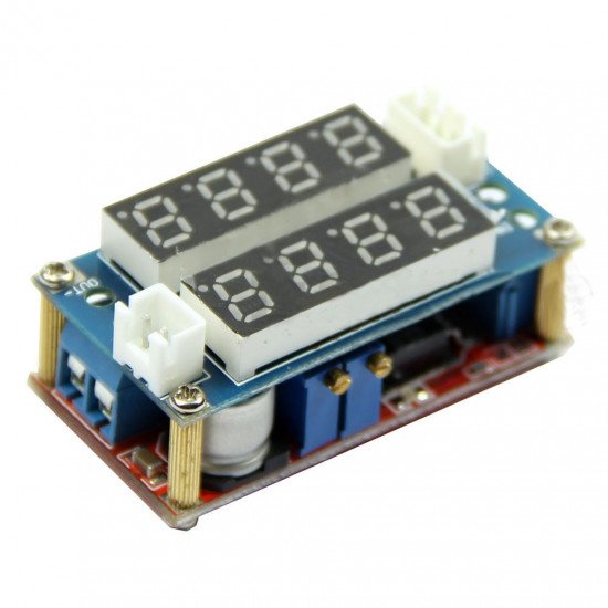Module d'affichage Réglable de CC  5A Abaissent l'ampèremètre-voltmètre 