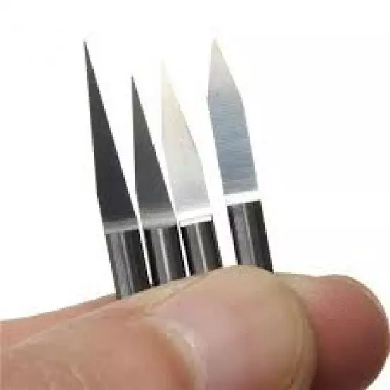 0.5mm-3.175mm Bits de gravure de Carbide 20 Degree 0.5mm-3.175mm Bits de gravure de Carbide 20 Degree