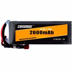 Batterie LiPo3.7V/2600mAh-1S-25C Batterie LiPo3.7V/2600mAh-1S-25C