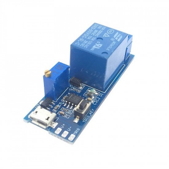 Module relais temporisé déclencheur  5-30V Micro USB