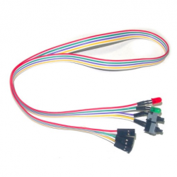 Commutateur De Puissance Et De Réinitialisation  Avec LED  50CM Commutateur De Puissance Et De Réinitialisation  Avec LED  50CM