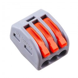 WAGO Type PCT-213 3 Pin connecteur de câblage WAGO Type PCT-213 3 Pin connecteur de câblage