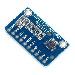 Module ADC 4 canal 16 Bits I2C ADS1115 avec Pro Amplificateur À Gain  Module ADC 4 canal 16 Bits I2C ADS1115 avec Pro Amplificateur À Gain