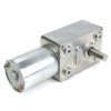 JGY370 Moteur à vis sans fin turbo à couple élevé réversible  DC 12V 10RPM