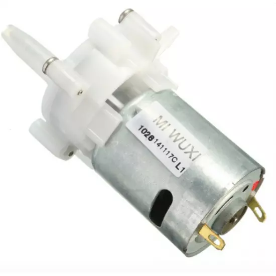 pompe à engrenages réversible avec moteur de pompage deau rs-360 dc 4-12v