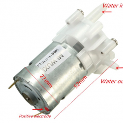 Pompe  à engrenages réversible avec moteur de pompage d'eau RS-360 DC 4-12V Pompe  à engrenages réversible avec moteur de pompage d'eau RS-360 DC 4-12V