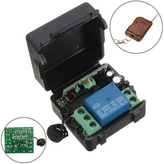 12V DC Remote Switch Self-Locking 12V DC Remote Switch Self-Locking