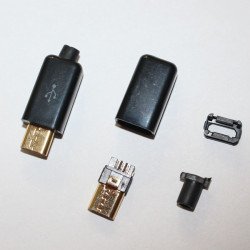4 en 1 DIY Micro USB noir 4 en 1 DIY Micro USB noir