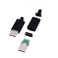 4 en 1 DIY USB Type C noir 4 en 1 DIY USB Type C noir