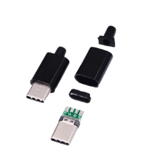 4 en 1 DIY USB Type C noir