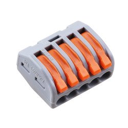 Wago  Bloc de jonction de serre-câble à 5 ports Wago  Bloc de jonction de serre-câble à 5 ports