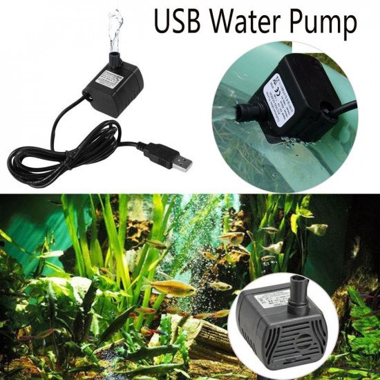Micro pompe à eau avec connecteur USB - 3.5 ~ 9VDC 3W