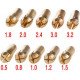 10pcs forets de mandrin à pince  en bronze  0.5-3.2mm