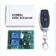 433Mhz Universal Wireless Remote Control 85V ~ 250V