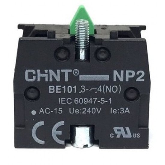 BE101 NP2 Bouton  Contacter  Normalement Ouvert