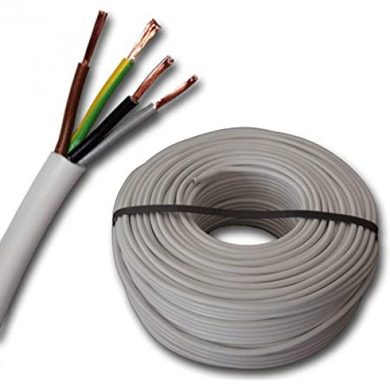 Câble d'alimentation flexible 4x1.5mm² (Par mètre)