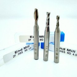 Fraise HSS 2 Flûte 6.35mm