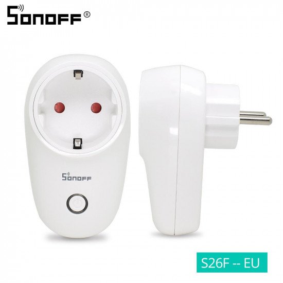 Sonoff S26 Prise Connectée WiFi Intelligente EU-Type F