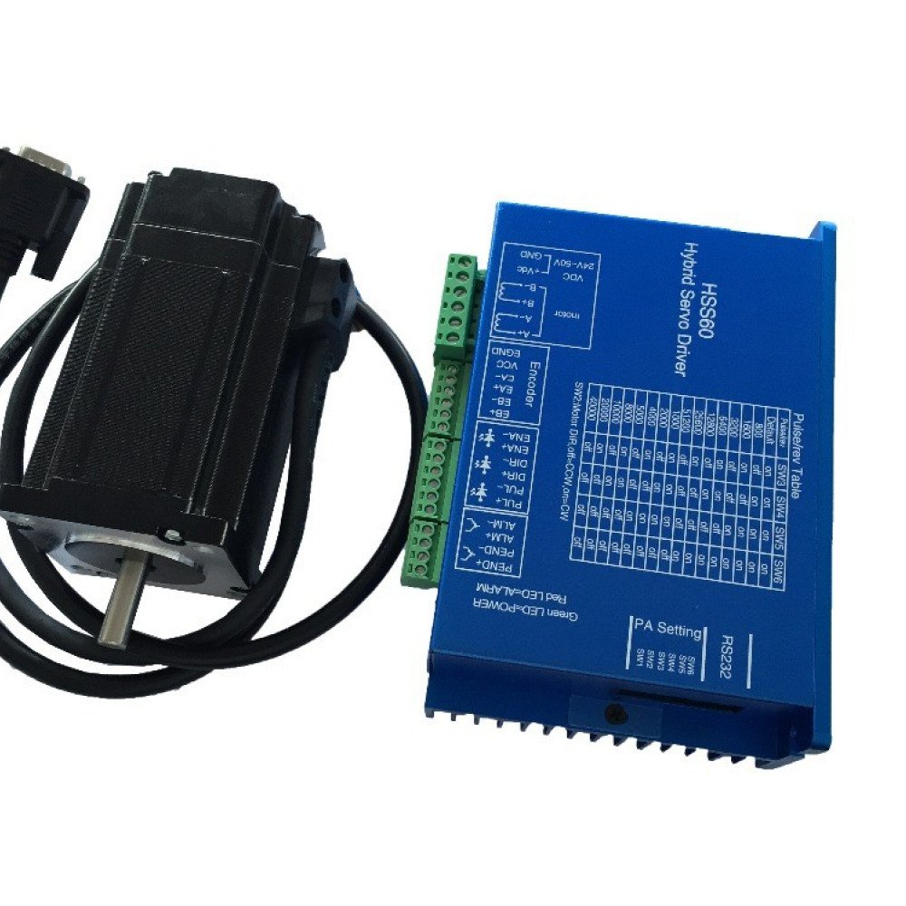 KIT - Nema24 Servo Motor 60HSE3N-D25 + HSS60 5A