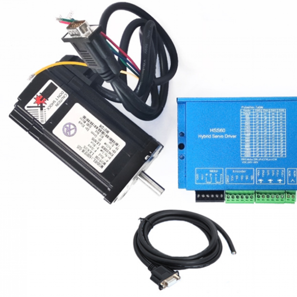 KIT - Nema24 Servo Motor 60HSE3N-D25 + HSS60 5A