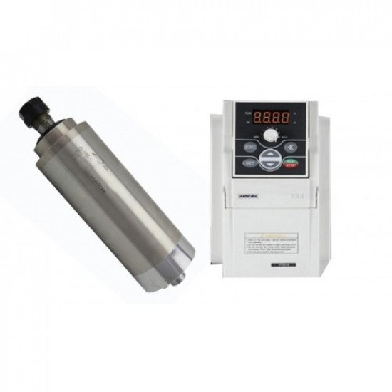 KIT - Water Cooled 220V / 2.2KW Spindle - GDZ80-2.2B, ER20 KIT - Water Cooled 220V / 2.2KW Spindle - GDZ80-2.2B, ER20
