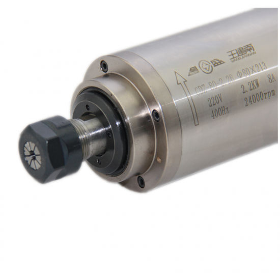 KIT - Water Cooled 220V / 2.2KW Spindle - GDZ80-2.2B, ER20 KIT - Water Cooled 220V / 2.2KW Spindle - GDZ80-2.2B, ER20