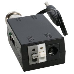 1CH Balun BNC pour émetteur vidéo UTP actif DC12V  1CH Balun BNC pour émetteur vidéo UTP actif DC12V