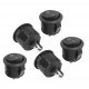 SPST KCD1 Black Button On/Off Round Rocker Switch AC 6A/125V 3A/250V SPST KCD1 Black Button On/Off Round Rocker Switch AC 6A/125V 3A/250V