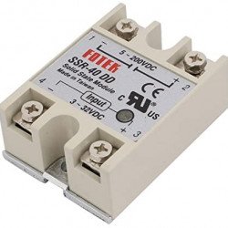 SSR-40DD Module de relais à semi-conducteurs  40A 3-32V DC 50-200V SSR-40DD Module de relais à semi-conducteurs  40A 3-32V DC 50-200V