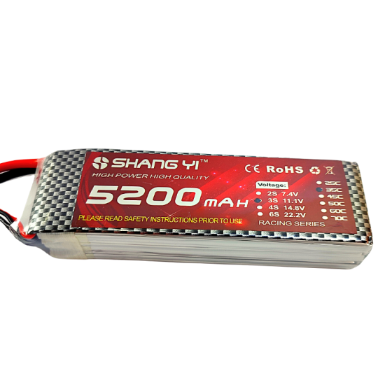 Batterie Lipo 11.1V 3S 5200mAh / 35C avec XT60