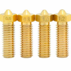 Buses de bouche de volcan en cuivre 1.0mm pour 3mm Filament Buses de bouche de volcan en cuivre 1.0mm pour 3mm Filament