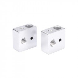 Aluminium Heat Block Pour 3D Imprimante V6 J-tête Makerbot MK7/MK8 Extrudeuse Aluminium Heat Block Pour 3D Imprimante V6 J-tête Makerbot MK7/MK8 Extrudeuse