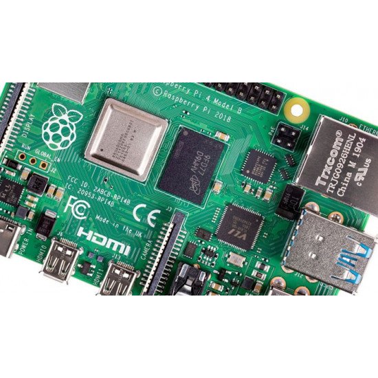 UK-Raspberry Pi 4 Modèle B, SoC BCM2711, RAM 4Go DDR4, USB 3.0, PoE