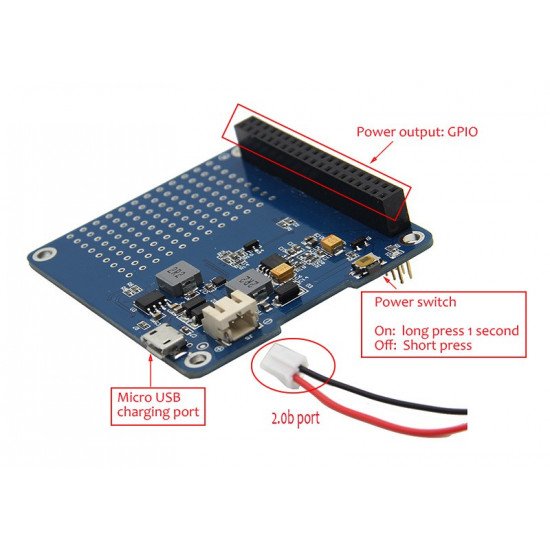 Raspberry Pi power shield