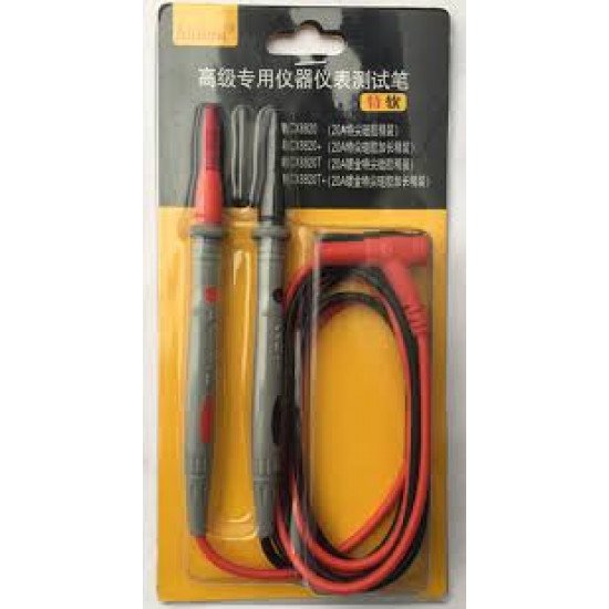 CAT III 1000 V 20A fil de Silicone sonde de Test broches pour multimètre