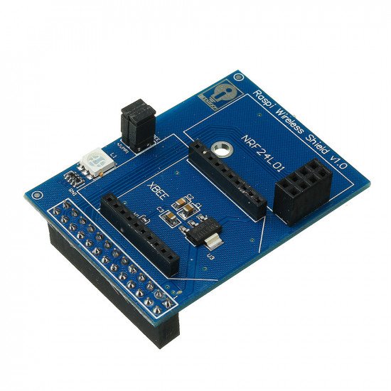 Wireless Shield for Raspberry Pi Support Zigbee-Xbee NRF24L01 Wireless Shield for Raspberry Pi Support Zigbee-Xbee NRF24L01