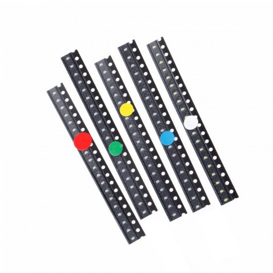 SMD LED  0402 Rouge, Jaune, Bleu,Vert, Blanc, Orange