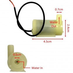 DC 3V Petite Pompe à Eau DC 3V Petite Pompe à Eau