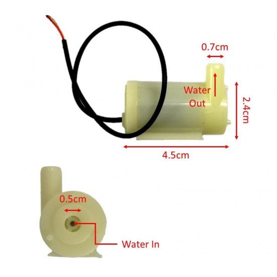 DC 3V Petite Pompe à Eau