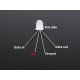 LED - RGB Addressable, PTH, 5mm APA106 LED - RGB Addressable, PTH, 5mm APA106