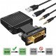 VGA TO HDMI Adapter Converter with Audio Power Cable